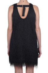 8pm - Abito Anversa con frange nero