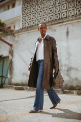 Max Mara Studio - Trench Amaca in pelle di agnello marrone