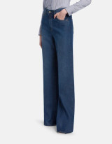 Dondup - Jeans Amber wide leg in denim fisso lyocell