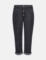 Dondup - Jeans Koons loose in denim fisso cotone e lyocell