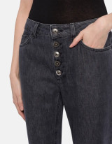 Dondup - Jeans Koons loose in denim fisso cotone e lyocell