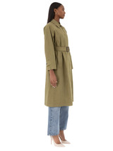 Max Mara Weekend - Trench Diva in cotone anti goccia muschio