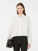 Max Mara Weekend - Camicia Eden in popeline di cotone  bianco ottico