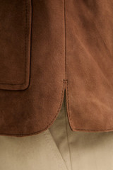 Max Mara Weekend - Giacca Palchi in suede cuoio