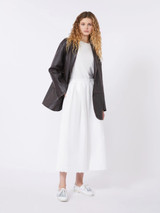 Max Mara Weekend - Blazer over in pelle marrone