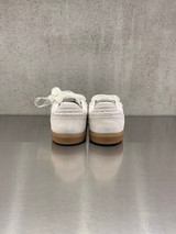 Alohas -  Sneakers 490 in pelle crema e uncinetto