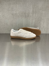 Alohas -  Sneakers 490 in pelle crema e uncinetto
