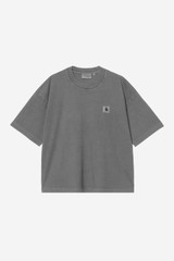 Carhartt - T-Shirt W' S/S Nelson Black Garment dyed