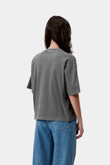 Carhartt - T-Shirt W' S/S Nelson Black Garment dyed