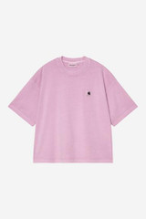 Carhartt - T-Shirt W' S/S Nelson Gentle Purple  Garment dyed