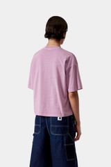 Carhartt - T-Shirt W' S/S Nelson Gentle Purple  Garment dyed