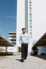 Carhartt - Felpa WIP III sweatshirt ash heather, heavy stone wash