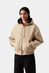 Carhartt - Giacca donna OG Active Jacket in cotone Dearborn stone