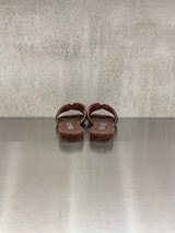 Bibi Lou - Sandalo basso in pelle scamosciata marrone