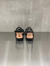 Bibi Lou - Sandalo basso con strass nero