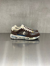 Premiata - Sneakers Mase in pelle e tessuto tecnico marrone