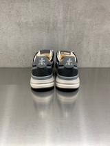 Premiata - Sneakers Mick in pelle e tessuto tecnico nera logo bianco