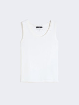 Max Mara Weekend - Top Multi in cotone stretch bianco