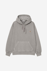 Carhartt - Felpa Hooded Nelson Sweatshirt grigia