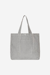 Carhartt - Borsa Mercer Tote Bag a righe Graphite / Wax