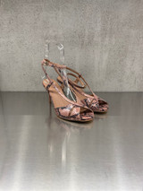 Sergio Levantesi - Sandalo Genny in pelle pitonata rosa