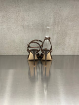 Sergio Levantesi - Sandalo Ranya in pelle pitonata moro