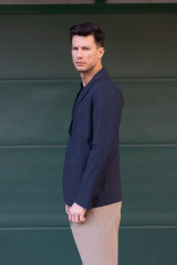 Aspesi - Blazer uomo in nylon stretch navy