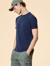 RRD - T-shirt uomo Macro blu indaco