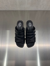 ASH - Sabot Eva a tacco in pelle nera