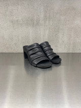 ASH - Sabot Eva a tacco in pelle nera