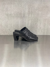 ASH - Sabot Eva a tacco in pelle nera