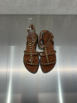 ASH - Sandalo Gladiator Precious in pelle scamosciata Tajane/Brass