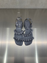 ASH - Sandalo Regy in pelle scamosciata granite