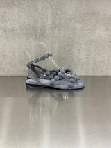 ASH - Sandalo Regy in pelle scamosciata granite