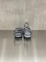 ASH - Sandalo Regy in pelle scamosciata granite