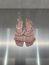 ASH - Sandalo Regy in pelle scamosciata rosa cipria