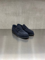 Berwick 1707 - Mocassino Repello 5169 in pelle scamosciata blu
