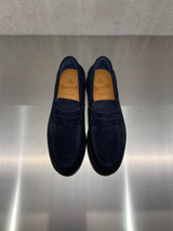 Berwick 1707 - Mocassino Repello 5169 in pelle scamosciata blu