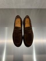 Berwick 1707 - Mocassino Repello 5169 in pelle scamosciata testa di moro