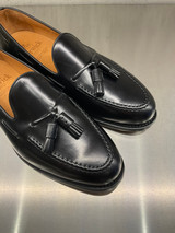 Berwick 1707 - Mocassino Rois 8491 in pelle lucida nera con nappine