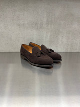 Berwick 1707 - Mocassino Superbuck 8491 con nappine in pelle scamosciata testa di moro