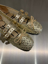 Loafer - Ballerina Anna intrecciata oro