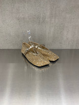 Loafer - Ballerina Christen con cristalli applicati oro