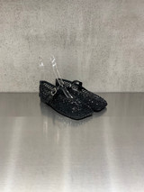 Loafer - Ballerina Christen con cristalli applicati neri