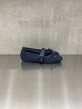 Loafer - Ballerina Misty con cristalli applicati blu