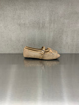 Loafer - Ballerina Misty con cristalli applicati sabbia