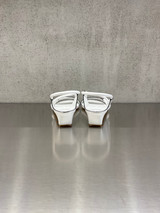 Roberto Del Carlo - Sandalo con tacco in pelle bianca