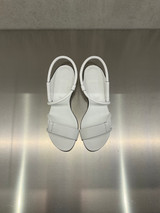 Roberto Del Carlo - Sandalo con tacco in pelle bianca