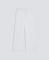 Aspesi - Pantalone donna in popeline di cotone bianco