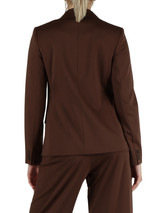 Max Mara Weekend - Giacca Carbone in lyocell e viscosa marrone